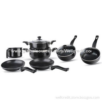 High-quality 11pcs aluminum cookware set